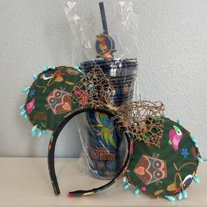 Disney Tiki Tumbler And Tiki Ears NEW